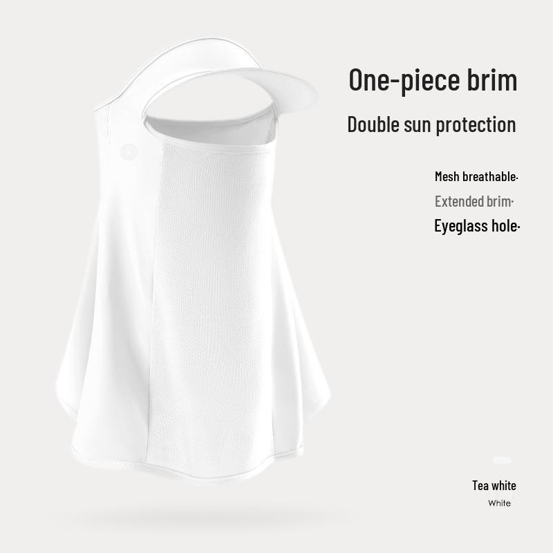 Women's Summer Cycling UV Protection Mask with Eye Corner and Extended Neck Coverage