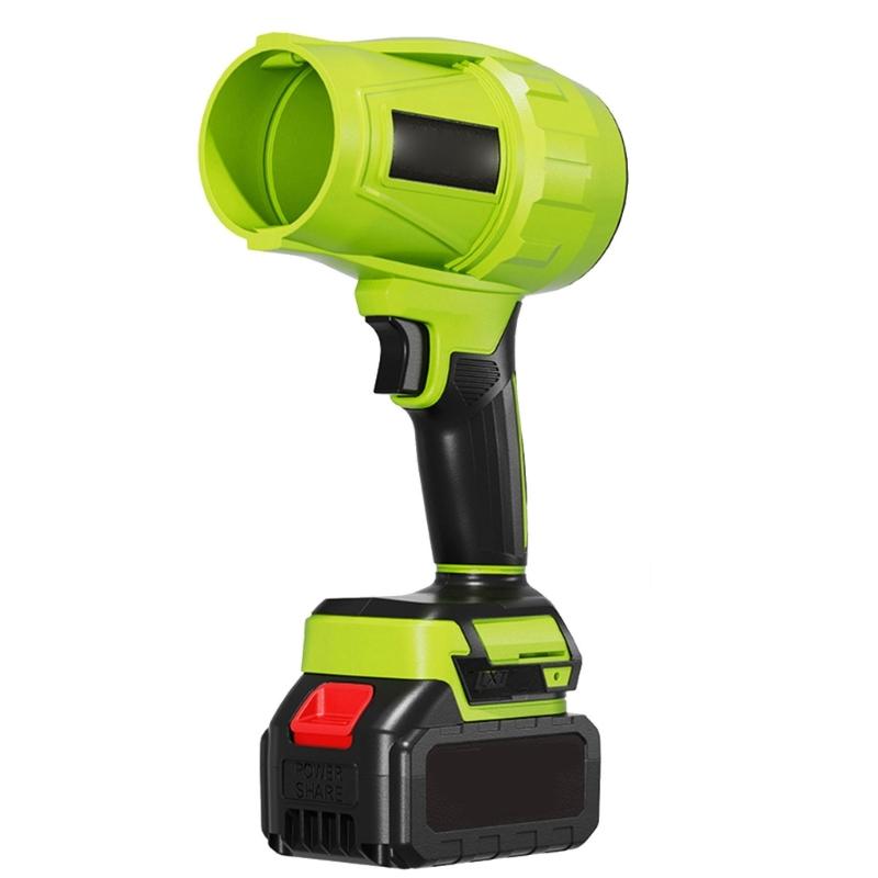 Powerful 21V Battery Powered Leaf Blower With 15 Cells Energy Supply 1050W High Execution For Yard Maintenance And Snow Removal