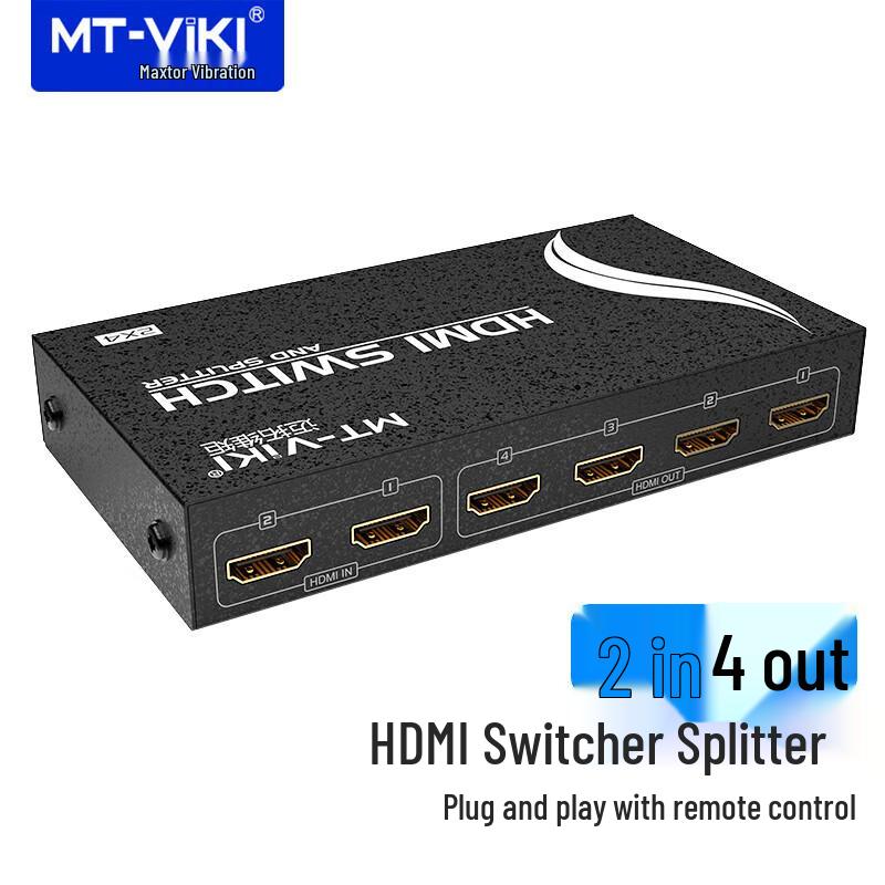 

MT-viki 2-Input 4-Output HDMI Switch Splitter