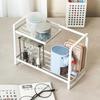 2-Tier Kitchen Shelf (22x9.5x16cm) White
