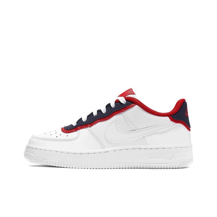 

кроссовки (GS) Nike Air Force 1 LV8 Sneakers White/Blue/Red BV1084-101