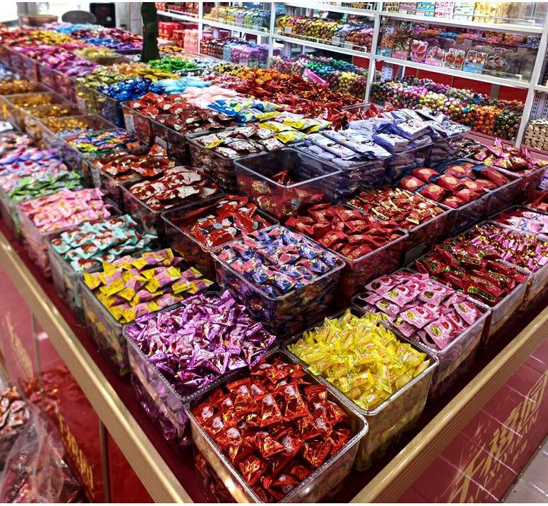 Transparent Plastic Display Box for Bulk Dried Fruit, Candy, Snacks