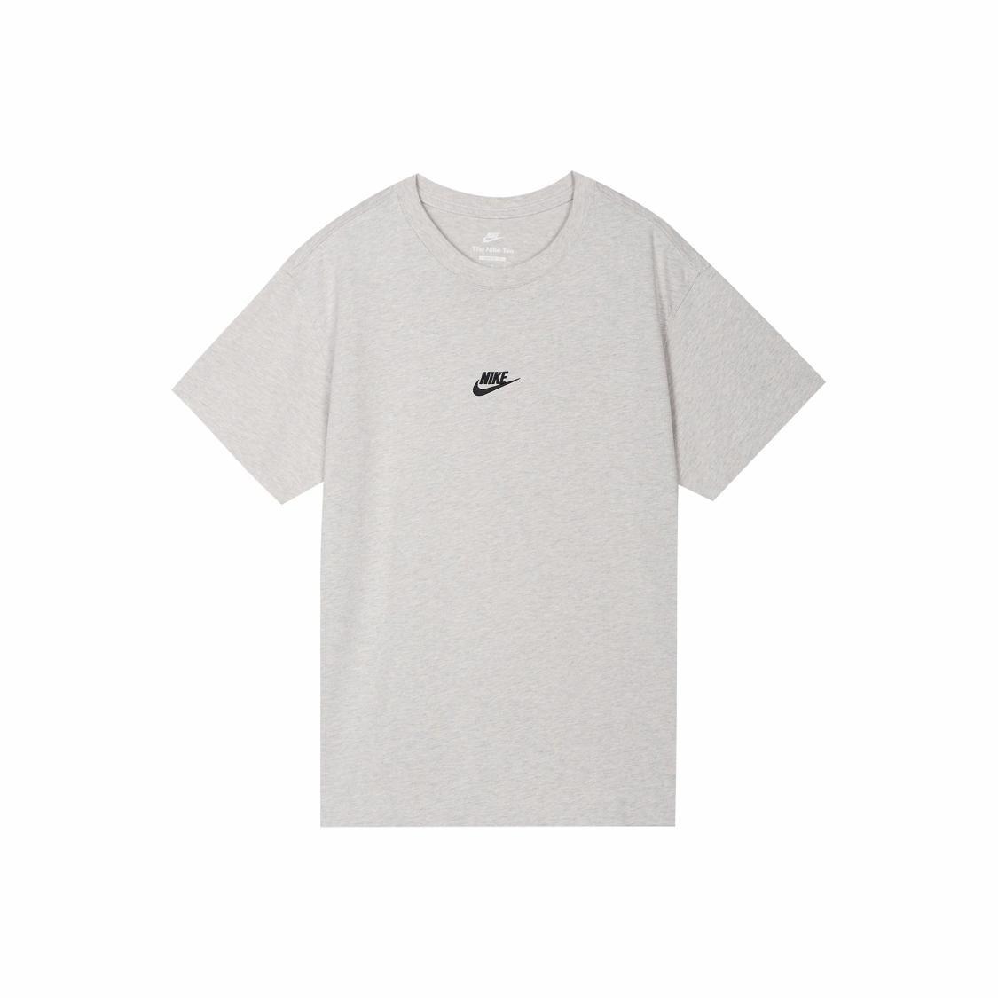 Nike Solid Color Embroidered Crew Neck Loose Fit Short Sleeve T-Shirt for Men L