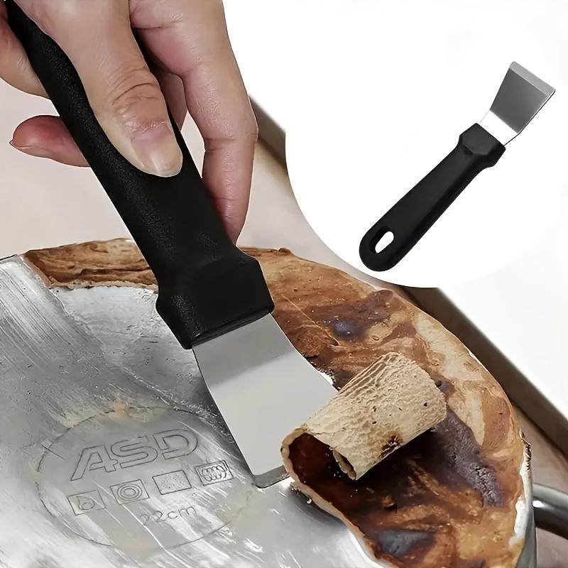 2pcs Cleaning Scraper, Stainless Steel Defrosting Tool, Refrigerator Defrosting, Kitchen Bottom Shovel, Freezer Scraper