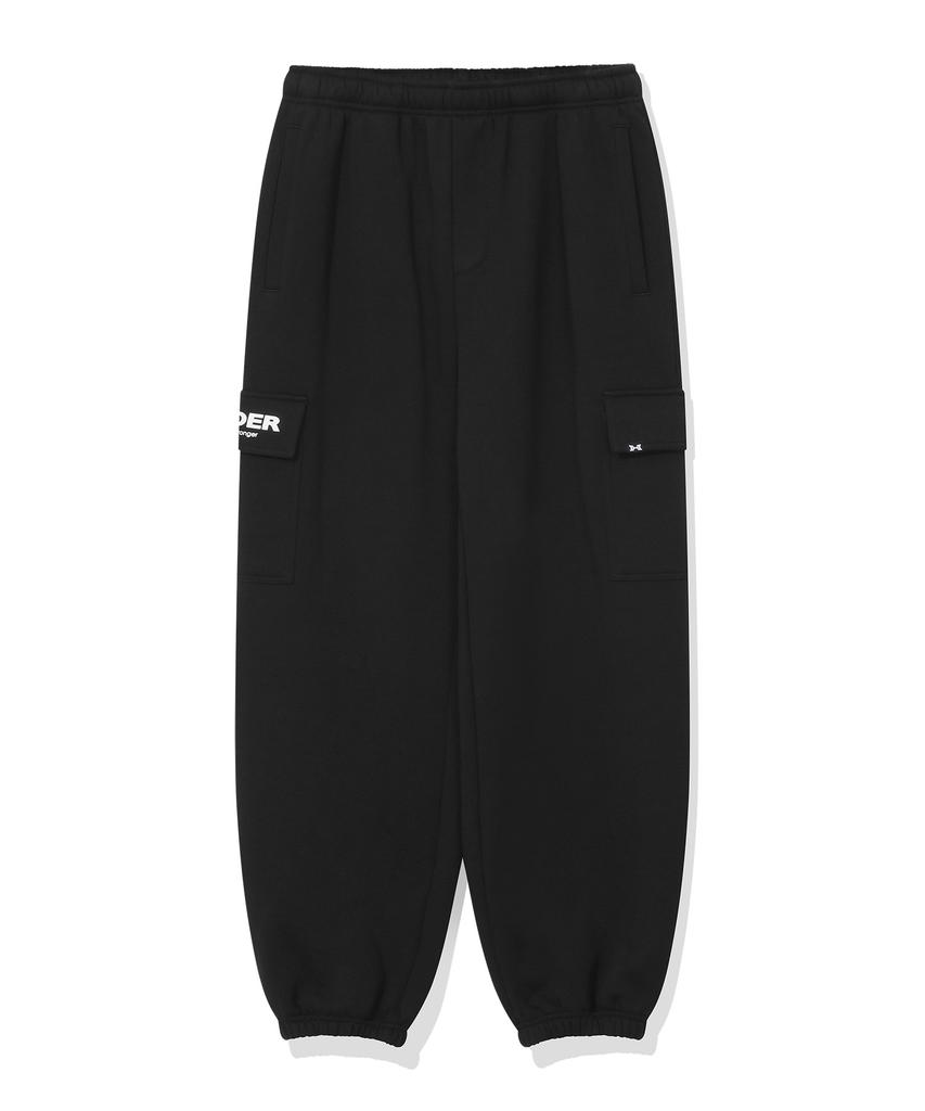 Hadeo Tech Fleece Cargo Jogger Pants (Black)