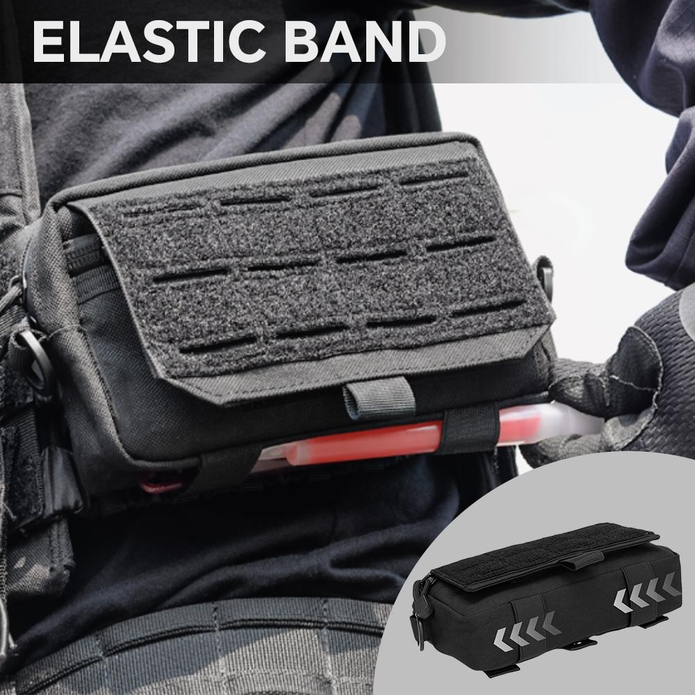 Molle Utility EDC Waist Bag Tactical Pouch Medical First Aid Bag Outdoor Survival EDC Tool Kit Belt Pouch Sports Hunting Bag