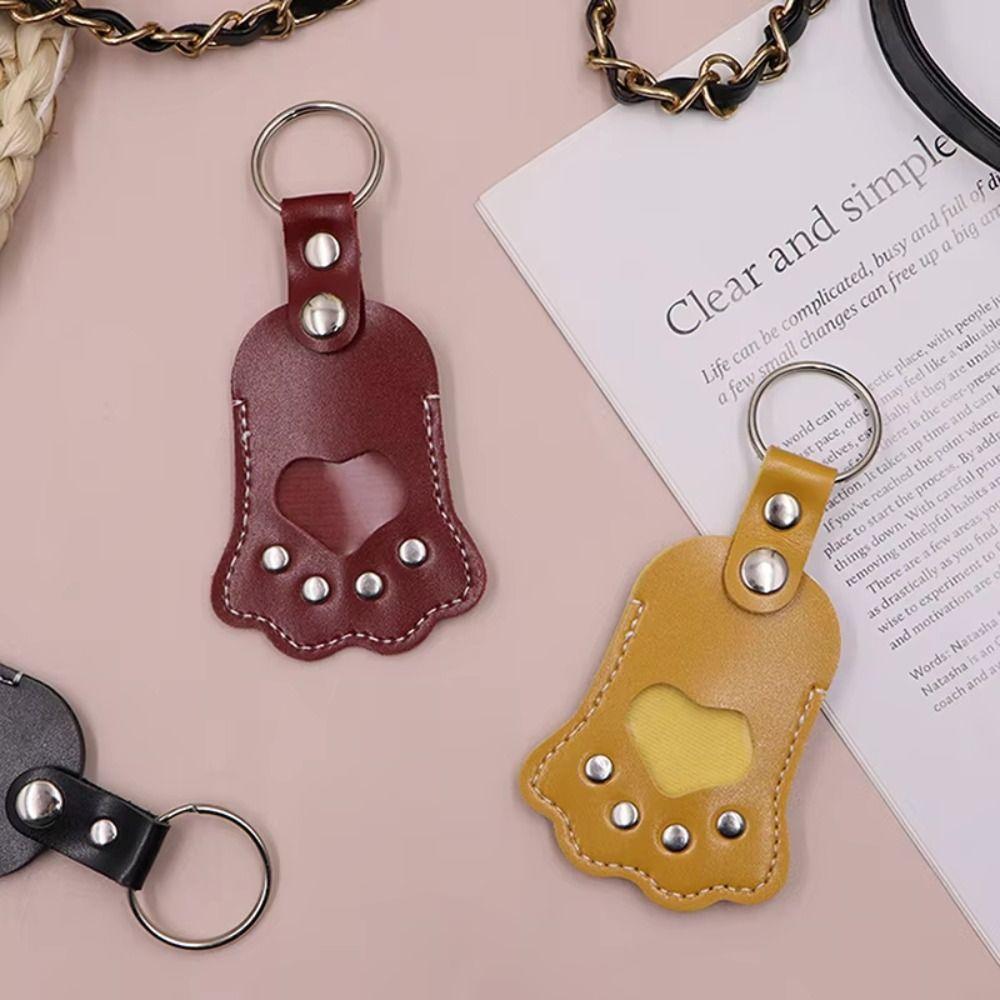 Hair Grooming Pet Hair Memorial Keychain DIY Handmade Paw Shape Keyring  Hanging Accessory