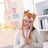 Hats Animal with Cute Gift Cartoon Christmas Cosplay Headwear Ear Hat Move Men