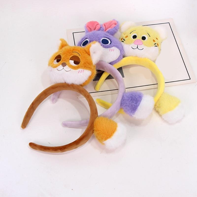 Fascia per Capelli con Personaggi Animali per Bambini Leggera Comoda Copricapo Accessori Per l'Uso Quotidiano