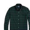 Polo Ralph Lauren FW22 Plaid Print Button-Down Long Sleeve Shirt Men shirts Green MNPOWOV16822616-999