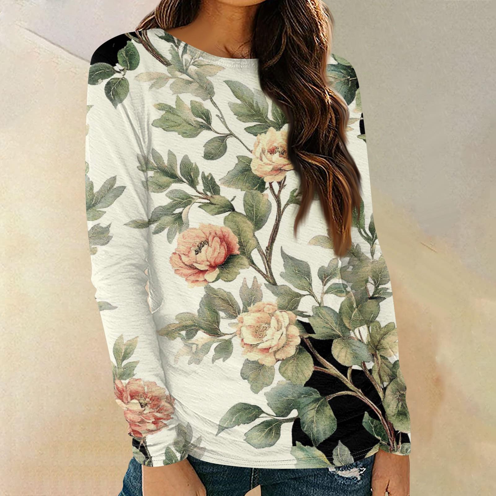 

Женские рубашки с длинным рукавом и круглым вырезом, базовая футболка, повседневный топ, модные осенние наряды, приталенные футболки S