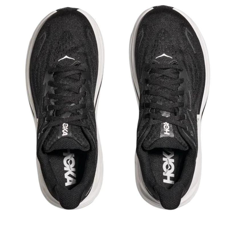 HOKA ONE ONE Clifton 10 Black White Women's Sneakers 1162031-BWHT