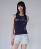 PRENDA Fragmented Log Tank Navy