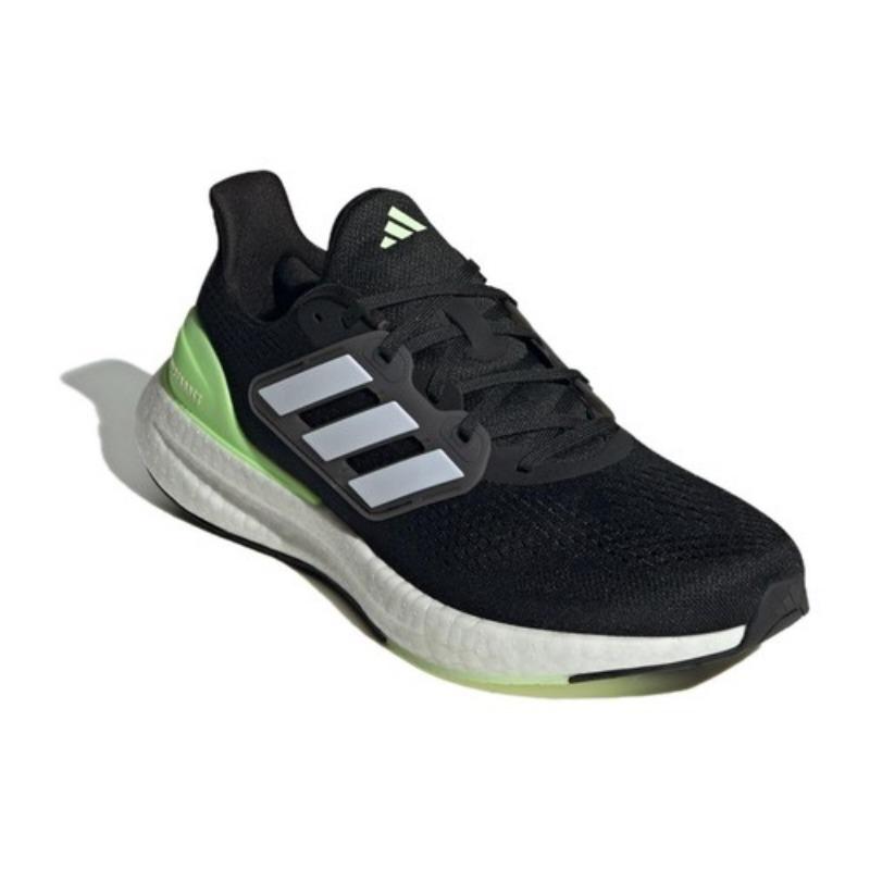 Adidas PureBoost 23 Wide Black Green Spark - IF9657