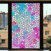 Retro Electrostatic Frosting Adhesive Free Art Painting Privacy Protection Window Film Stained Glass European Style Glass Film