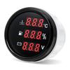 Digital 52mm Gauge Multifunctional Water Temperature+Fuel Level+Voltmeter 0-190ohm Red LED for Car Marine Boat Yacht Customized