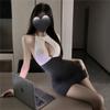 Sexy Secretary Roleplay Underwear Women's Passionate Sleep Dress Set Unique Cosplay Clothing