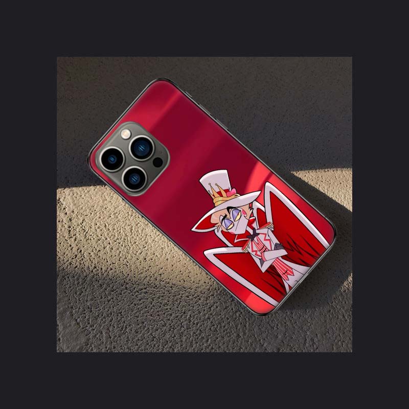 H-Hazbin Angel Dust Ξενοδοχείο Θήκη Τηλεφώνου Για Apple Iphone 16E 16 Pro Max 15 Plus Μαλακή 13 12 Mini Κάλυμμα 11 14 Pro Max Capa 8 7 SE Αυτή