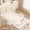 Small Fresh Dining Table Mat, Simple And Light Luxury Table Mat, Coffee Table Mat, Waterproof And Oil-Proof, Leave-In Washable, Erasable And