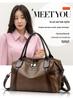 Women's Large Capacity College Business Trip Crossbody Bag - High-Quality Texture, Single Shoulder & Handheld Travel Bag