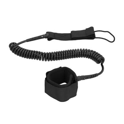 Surfboard Leash Stand Up Paddle Board Leg Ankle Rope Surfing Protection Safety Guard for Flatwater PaddlingBlack