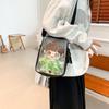 Solid Color Kawaii Itabag Zipper Bag Crossbody Bags Transparent Bags Small Item Bag Storage Bag Shoulder Bag 20cm Doll