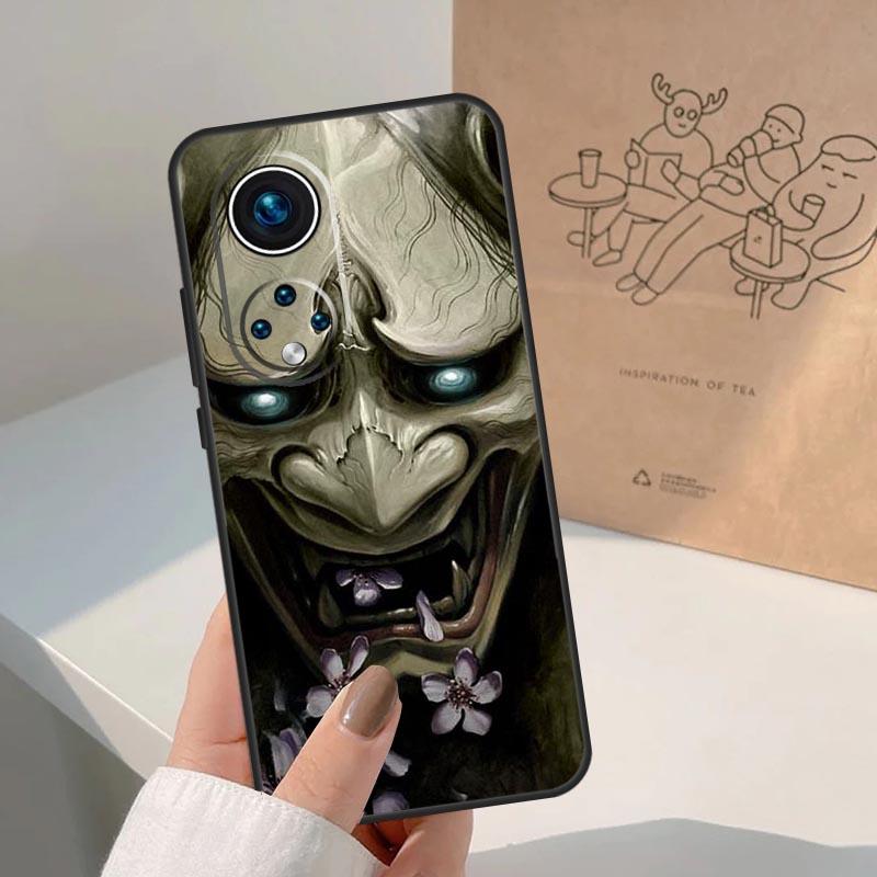

Japanese Oni Hannya Demon Mask For Honor Magic 8 5 6 7 Pro Case For Honor 400 200 Lite 50 70 90 X8c X8b X9a X9b X9c X9d Win Honor Magic7 Lite