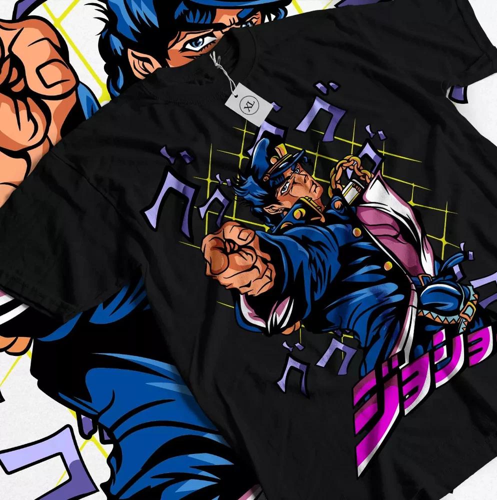 Jotaro KujoJoJos Bizarre Tshirt JoJos Bizarre Adventure Anime TShirt S
