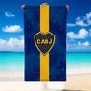 Schnelltrocknendes Strandtuch mit Boca Juniors Muster, Leichtes saugfähiges Handtuch für Pool, Strand, Urlaub