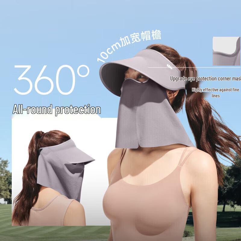 beneunder Women's Lightweight Sun Protection Face Shield Hat