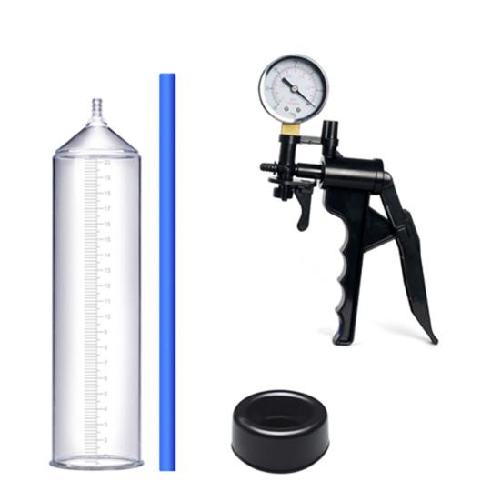 Männer Manuelle Silikon Vakuumpumpe Penisvergrößerer Übung Massage Extender Sexspielzeug