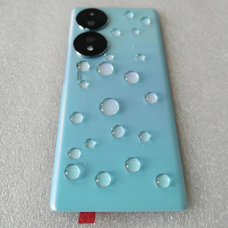 New Tempered Glass Back Battery Cover For HW Honor 70 5G Back Cover Door Housing + Flash Cover + Camera Lens