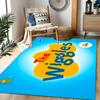 Tappeti Antiscivolo a Tema The Wiggles Singing Show - Arredamento per la Casa in Poliestere, Adatti per Camere da Letto, Soggiorni, Ingressi, Studi e Decorazioni
