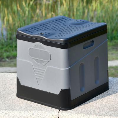 Car Travel Portable Emergency Toilet Outdoor Folding Camping Toilet with Cover for Camping Hiking Boat Road Trips Beach