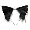 Plush Cat Ear Headband With Tail Accessory Set Lolita Fashion Cosplay Kawaii Anime Style Hair Decoration