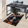 "Halloween Witch Costume with Jack-o'-Lantern Hat"Office Mat Home Decor Office Desk Chair Carpet for office ph142