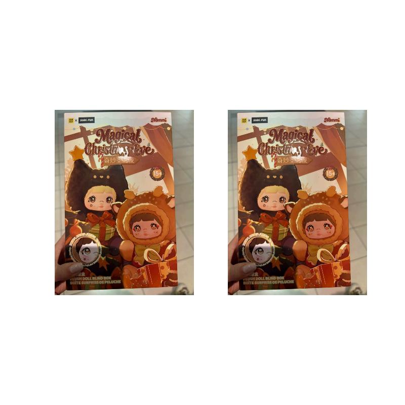 Top Toy Authentic Nommi Wonderful Christmas Night Series Blind Box Trendy Toy Cute Plush Doll Keychain Bag Charm Gift For Kids