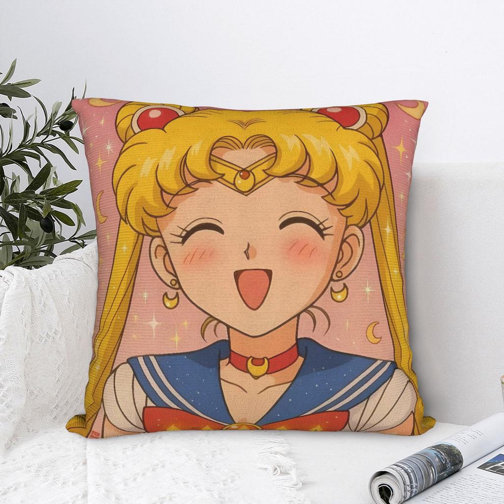 Sailor Moon Pillowcases Novelty Pillow Case For Wedding Party Home Decor Comfy Pillow Cover