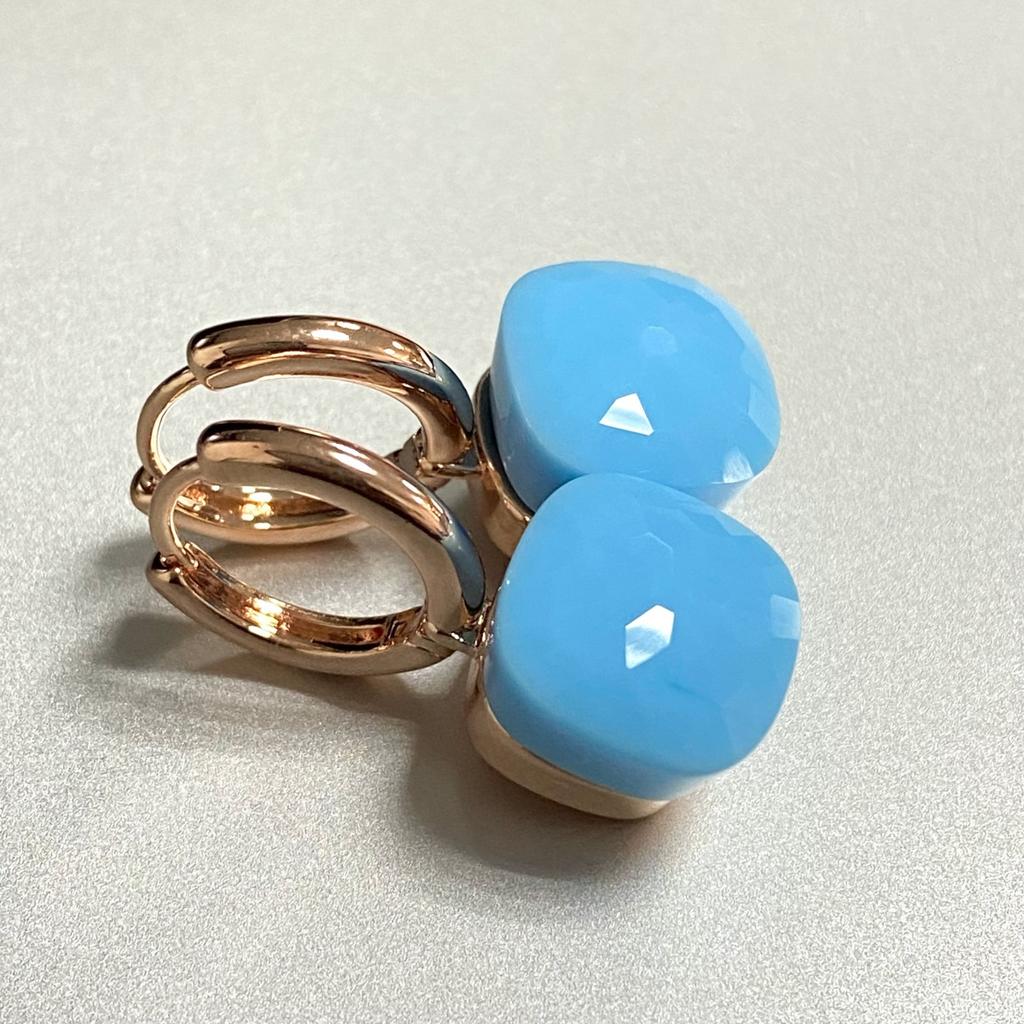 Classic Crystal Earrings Candy Square Earrings Platinum Plated Water Drop Candy Earrings Women Crystal Jewelry Gift