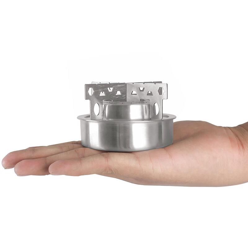 Portable Round Alcohol Stove with Stand