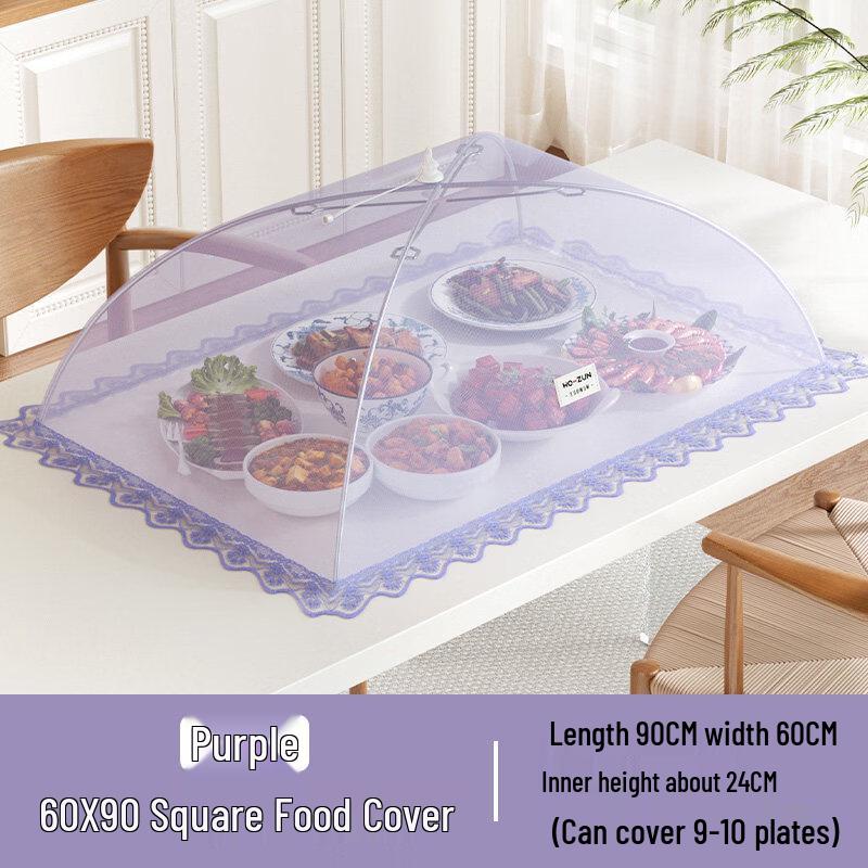 Foldable Anti-Fly Food Cover Net