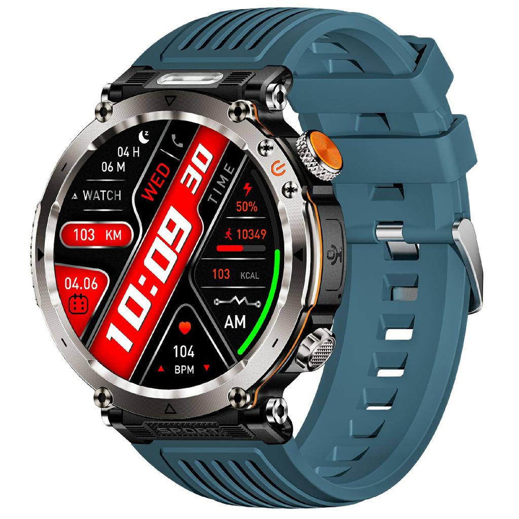 HT30 Silikonarmband 1,7-Zoll Smartwatch Gesundheitsüberwachung Kompass Sportuhr