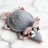 Heat Resistant Knitted Cup Mat Funny Insulation Pad Tableware Animal Drink Coaster  Desk Decor
