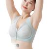 LANGSHA Women's Front-Closure Bra, Middle-Aged And Elderly Vest, Wireless Large Size Seamless Bra, Sports Bra, Beautiful Back Desig