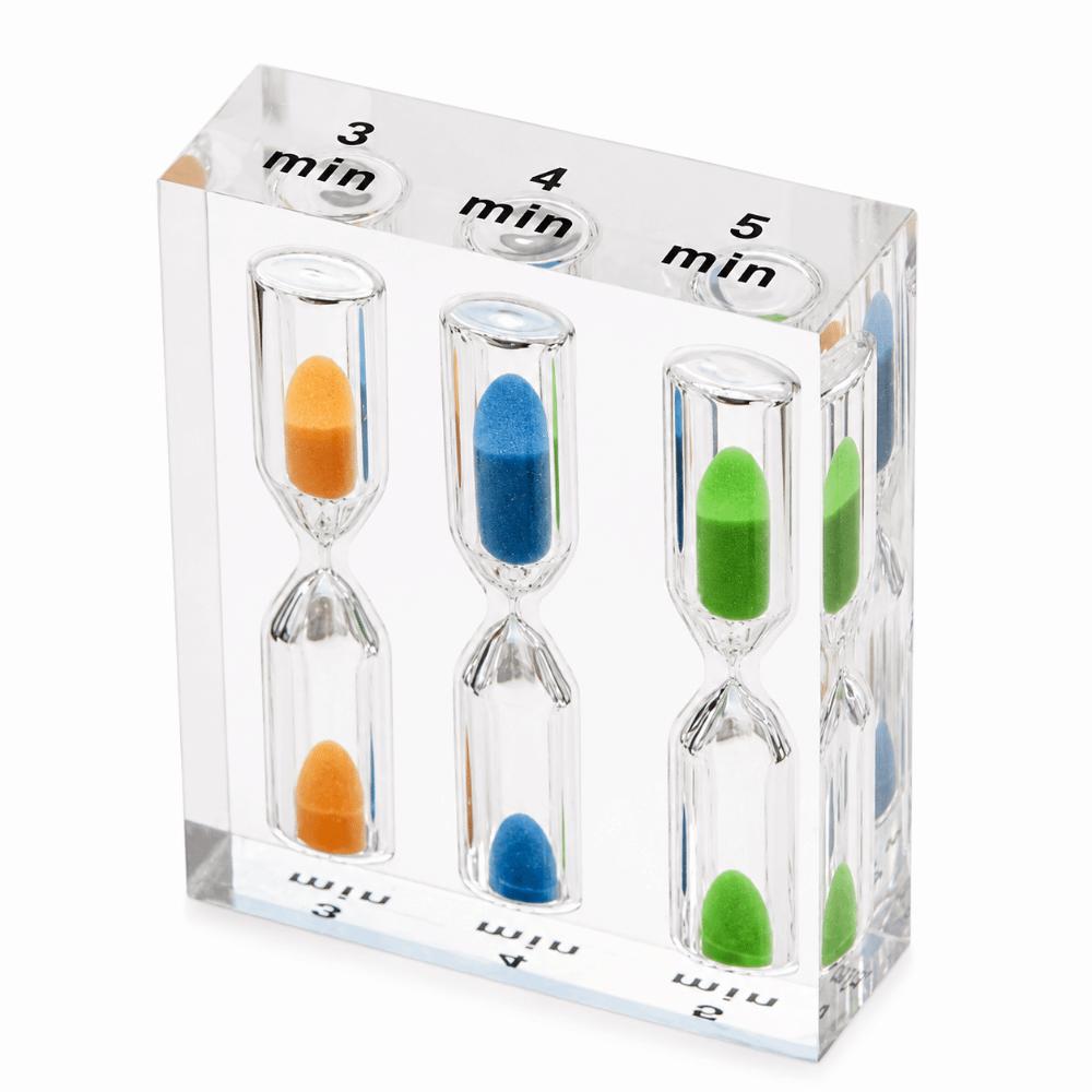 Colorful Acrylic Hourglass Timer Portable Sand Timer Clock 1/2/3/4/5 Minutes Hourglass  School Use