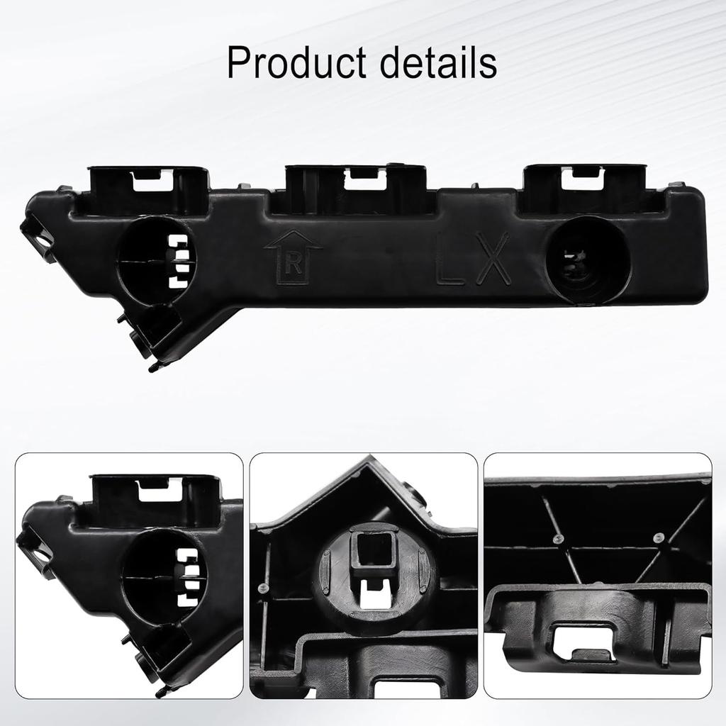 2 PCS Left & Right Front Bumper Cover Bracket Driver and Passenger -57010401AD