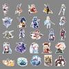 50PCS Genshin Impact Cartoon Graffiti Stickers for DIY Skateboards, Phones & Suitcases - Waterproof