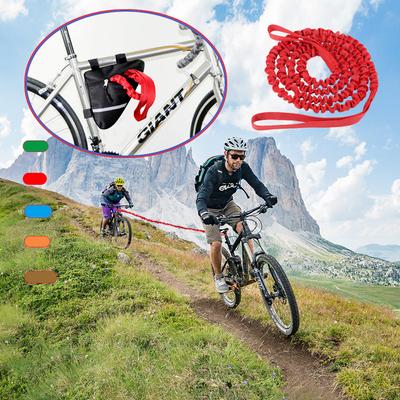 Eltern-Kind-Fahrrad mit reflektierendem Zugseil, Outdoor-Mountainbike-Schleppseil, elastisches Teleskop-Autoseil