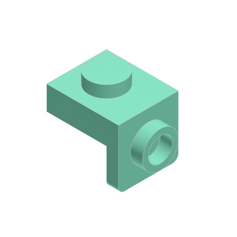 10PCS 36841 Front Side 2Holes Bracket 1 x 1 1 x 1 Block My Own Creation Fitting Including Brick DO-IT-YOURSELF Children s Playthings 36841 50