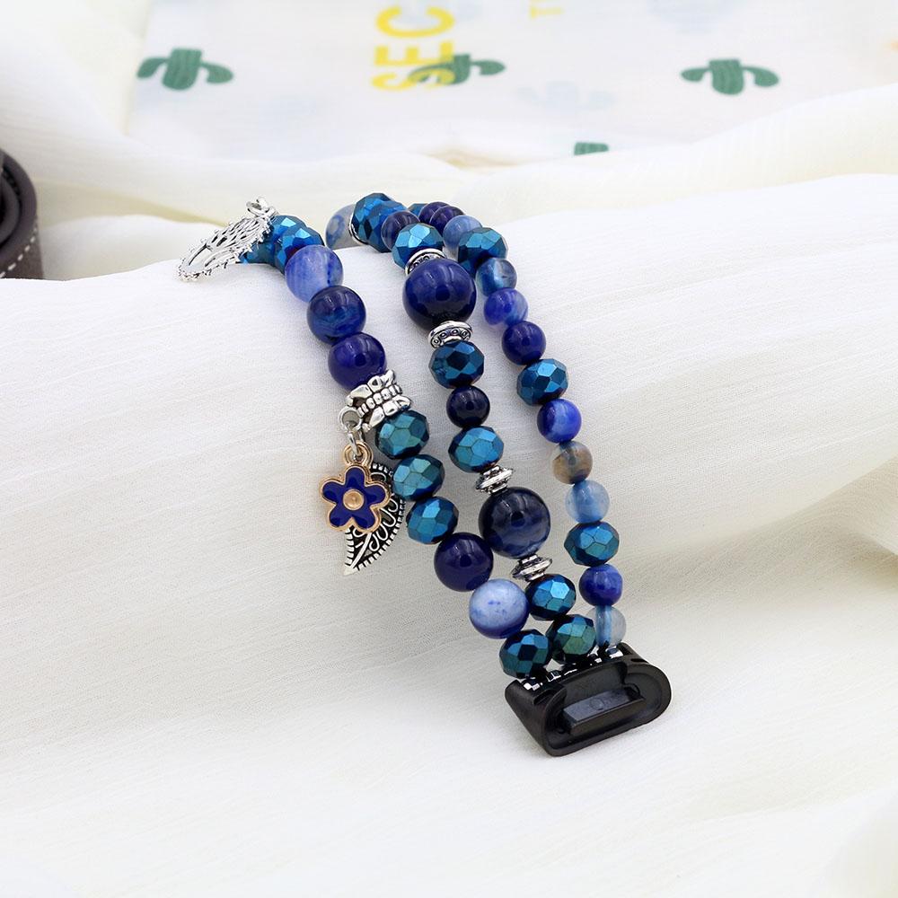 

Replacement Strap for Fitbit Charge 3 6 4 5 Band Bracelet Fashion Handmade Elastic Stretch Wristband Women Girl Accssorises Blue Charge 3 4 синій